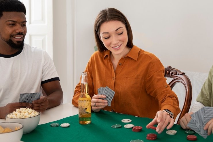 Infinite Blackjack live-dealer table on panen top19.com with multiple player hands visible
