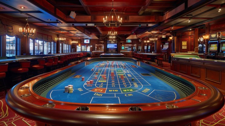 panen top19.com live casino dealer studio with multiple camera angles and professional setup